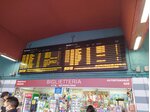 Tabellone della stazione di Sesto S. G. durante lo sciopero del 9 febbraio 2021