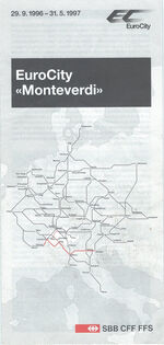 EC 39-EC 40 &laquo;Monteverdi&raquo; 29. 9. 1996—31. 5. 1997