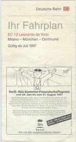 EC 12 &laquo;Leonardo da Vinci&raquo; Juli 1997