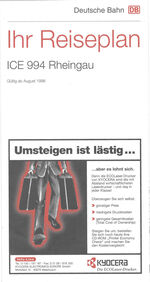 ICE 994 &laquo;Rheingau&raquo; August 1998