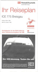 ICE 775 &laquo;Breisgau&raquo; M&auml;rz 1999